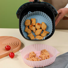 Indlæs billede til gallerivisning 3-delt sæt med Silikonebakker til airfryer

