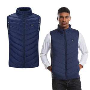 Hurtigtvarmende vest (8 varmelegemer)