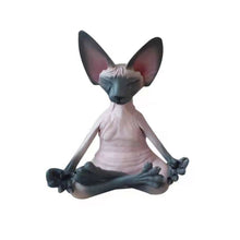 Indlæs billede til gallerivisning Sphynx kat yoga statue
