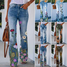 Indlæs billede til gallerivisning Flare jeans med 4 knapper
