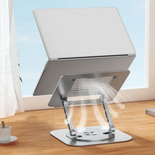 Indlæs billede til gallerivisning Aluminum alloy rotating laptop mount
