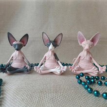 Indlæs billede til gallerivisning Sphynx kat yoga statue
