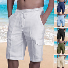 Indlæs billede til gallerivisning Afslappede linnedshorts (Herre)
