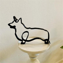 Indlæs billede til gallerivisning Hund minimalistisk kunstskulptur
