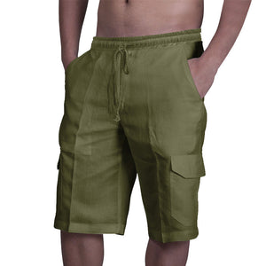 Afslappede linnedshorts (Herre)