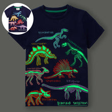 Indlæs billede til gallerivisning Lysende Dinosaur T-Shirt

