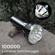 Indlæs billede til gallerivisning 3000-5000 Lumen Kraftig LED Vandtæt Lommelygte
