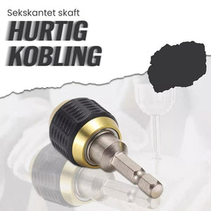 Adapter til hurtig udskiftning af borebits