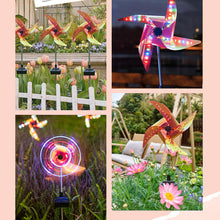 Indlæs billede til gallerivisning Waterproof Solar Garden Windmill Light
