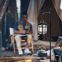 Indlæs billede til gallerivisning Bærbar Retro Camping lampe
