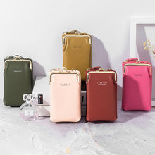 Indlæs billede til gallerivisning 2020 Ny mode kvinder telefon taske Solid Crossbody taske
