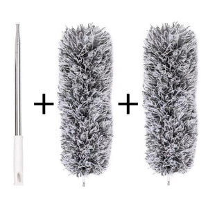 Teleskopisk vaskbar buet mikrofiber støvekost