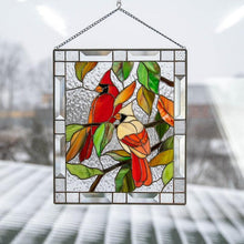Indlæs billede til gallerivisning Rektangulært fugleophæng til vinduesophæng 🐦
