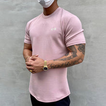 Indlæs billede til gallerivisning Strækbar sports T-shirt i bomuld
