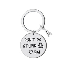Indlæs billede til gallerivisning &quot;Don&#39;t Do Stupid 💩 &quot;Personlig Nøglering
