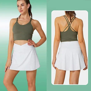 Stretchy Tennis skort With Pockets