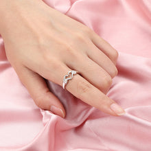 Indlæs billede til gallerivisning To My Daughter ‘I Love You Forever’ Heart Ring
