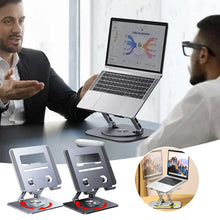 Indlæs billede til gallerivisning Aluminum alloy rotating laptop mount
