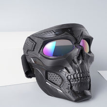 Indlæs billede til gallerivisning Ride/MC kraniemaske med briller
