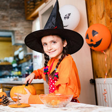 Indlæs billede til gallerivisning Halloweenfest kostumetilbehør med hængende heksehatte
