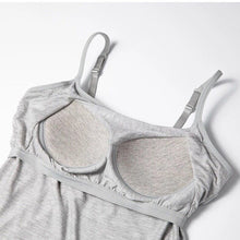 Indlæs billede til gallerivisning Løstsiddende tanktop med indbygget BH
