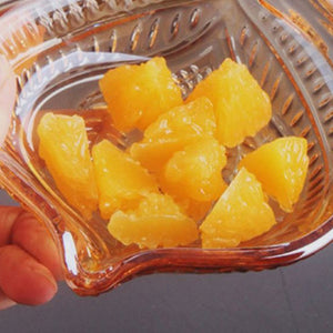 Frugtskål i krystalglas