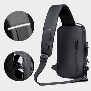 USB Opladelig Tyverisikret Sling/Skulder sportstaske