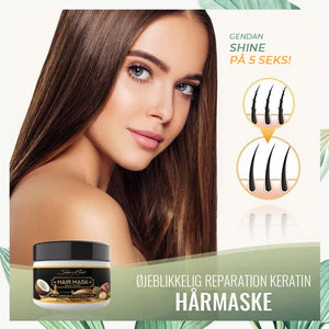 Kokosolie-baseret Hårmaske