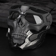 Indlæs billede til gallerivisning Ride/MC kraniemaske med briller
