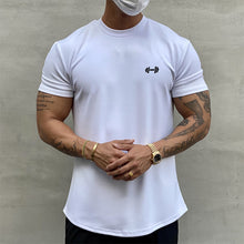Indlæs billede til gallerivisning Strækbar sports T-shirt i bomuld
