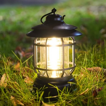 Indlæs billede til gallerivisning Bærbar Retro Camping lampe
