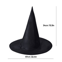 Indlæs billede til gallerivisning Halloweenfest kostumetilbehør med hængende heksehatte
