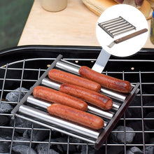 Indlæs billede til gallerivisning Rullende grillredskab til pølser
