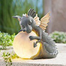 Indlæs billede til gallerivisning MystiCalls Garden Dragon mediteret statue indsamling
