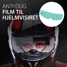 Indlæs billede til gallerivisning Anti-dug/regn film til hjelmvisiret
