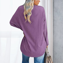 Indlæs billede til gallerivisning Drop Sleeve Bluse med V-udskæring
