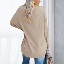 Indlæs billede til gallerivisning Drop Sleeve Bluse med V-udskæring
