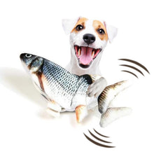 Indlæs billede til gallerivisning Plys Simulation USB-opladning Pet Fish Toy

