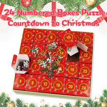 Indlæs billede til gallerivisning 🎅🧩Adventskalender 2023 jule-puslespil🎁
