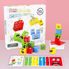 Indlæs billede til gallerivisning Magic Cube byggeklodser med ansigtsændring
