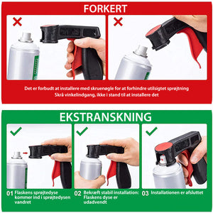 Bærbart håndtag spray maling hoved