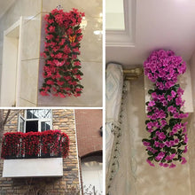 Indlæs billede til gallerivisning Kunstig blomsterkurv til ophængning
