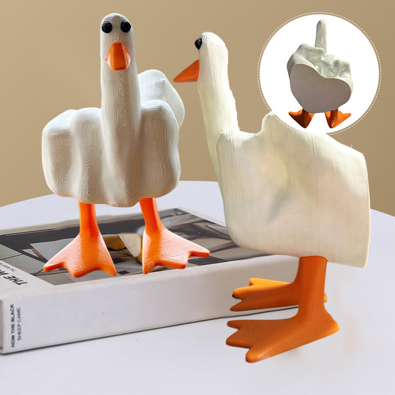 Duck you! Harpiksdekoration
