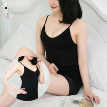 Indlæs billede til gallerivisning SHAPERX bodysuit på midten af låret Mavekontrol Kompression Shapewear til kvinder Sømløs fuld kropsform
