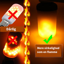 Indlæs billede til gallerivisning LED lyspære med flammeeffekt
