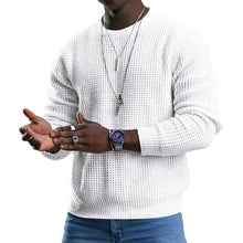 Indlæs billede til gallerivisning Langærmet Pullover-sweater med rund hals

