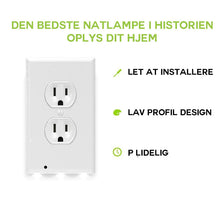 Indlæs billede til gallerivisning Hirundo Outlet vægplade med LED-natlys
