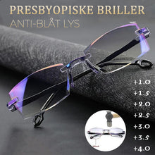 Indlæs billede til gallerivisning Nye Bifokale progressive, ultralette læsebriller med anti-blålys-funktion
