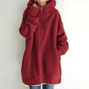 Lynlås Hooded Long Plus Fleece Sweatshirt