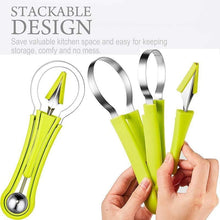 Indlæs billede til gallerivisning 4 in 1 Stainless Steel Fruit Tool Set
